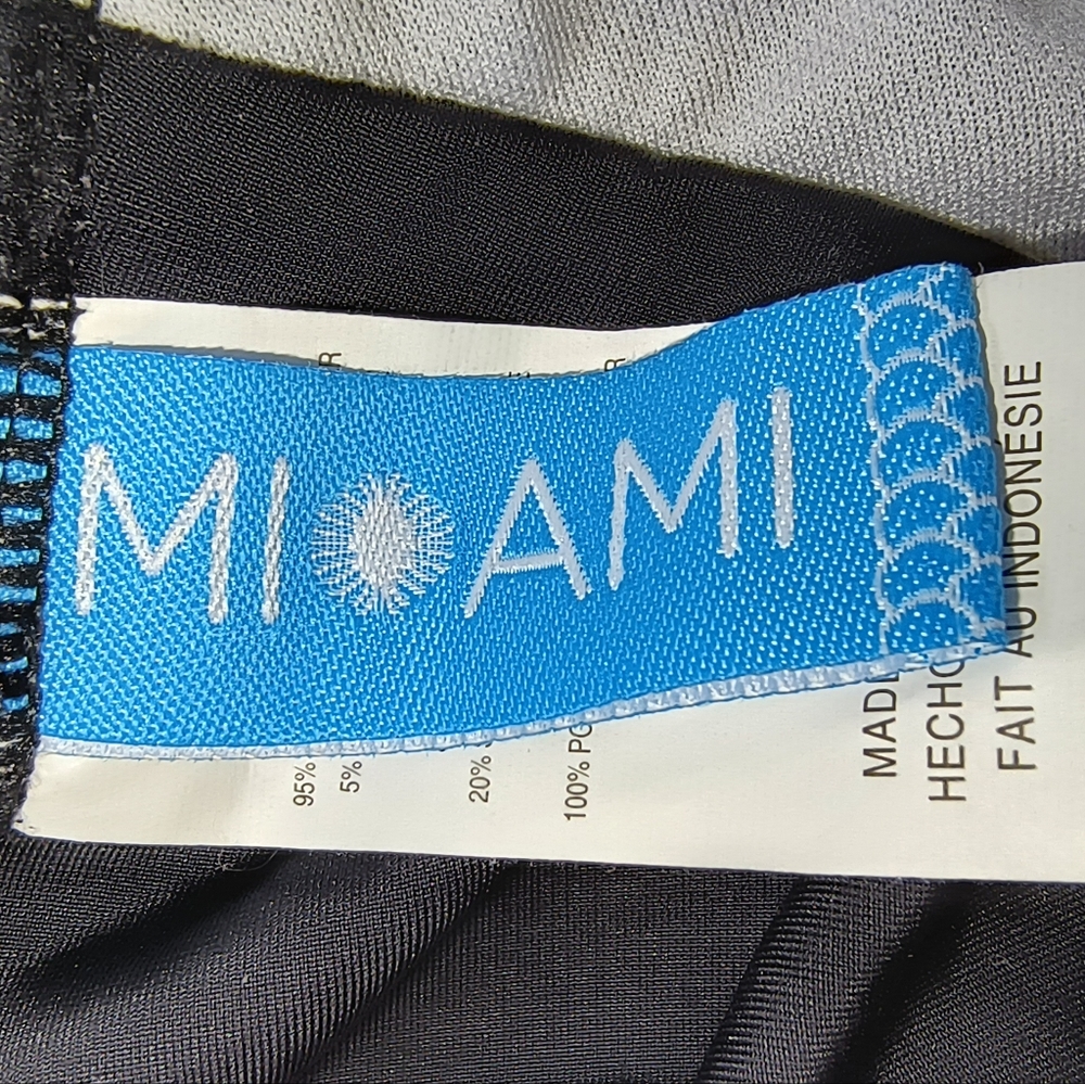 Miami Retro Swimsuit Halter-Tie Polka Dot & Ruched Skirt in Size 12 - Picture 9 of 13